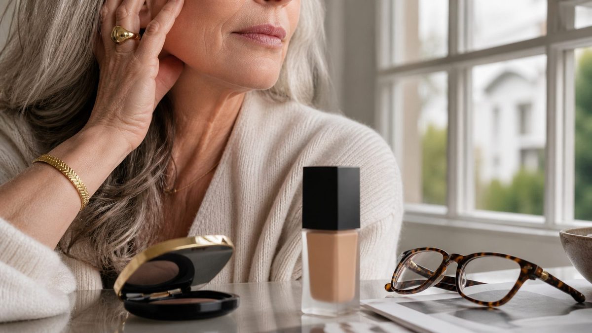 Beauty editorial image for daylight makeup guidance
